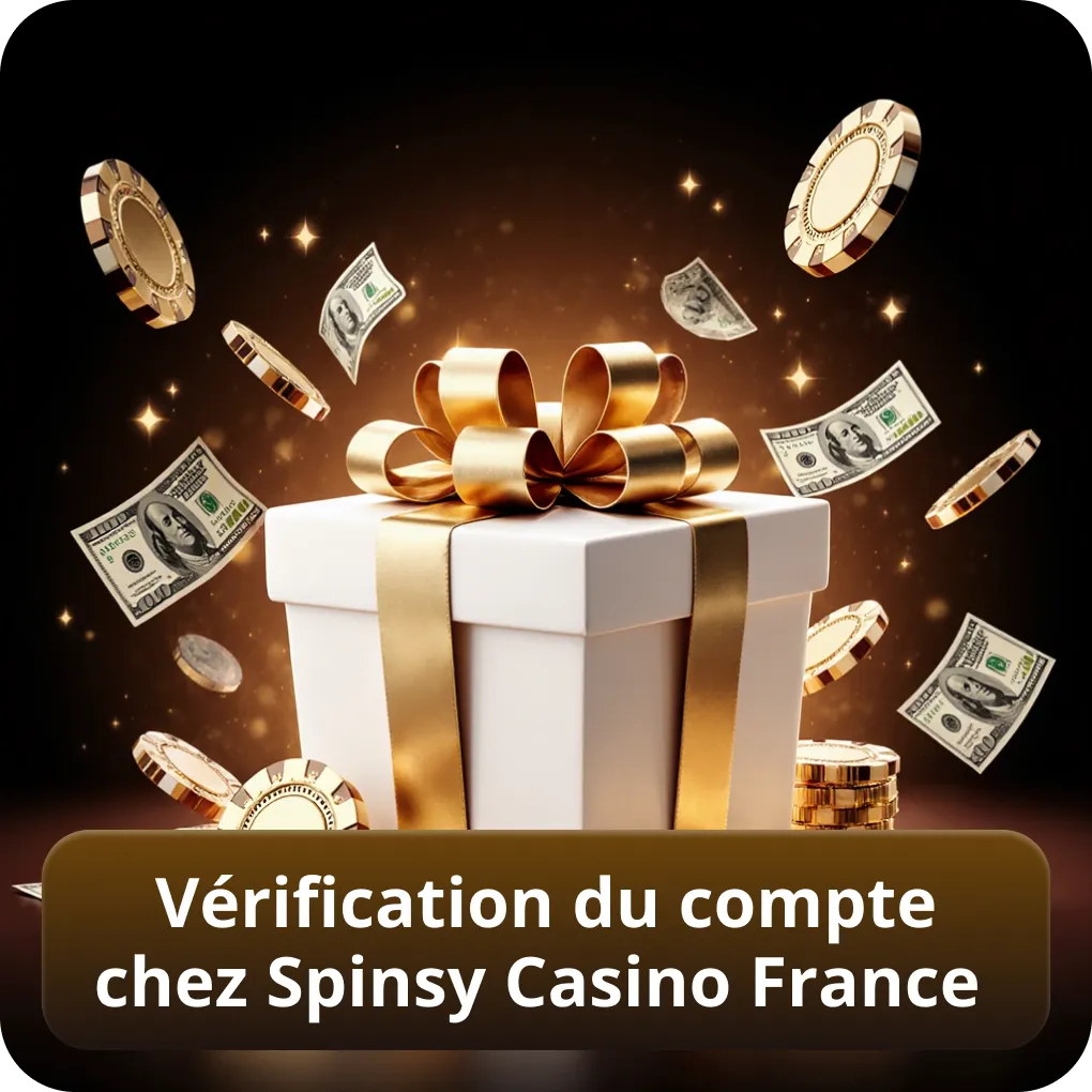 Vérification du compte chez Spinsy Casino France