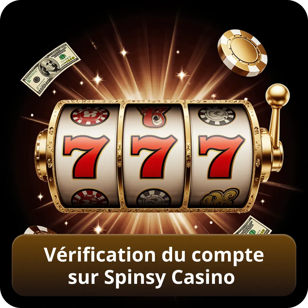 Vérification du compte sur Spinsy Casino